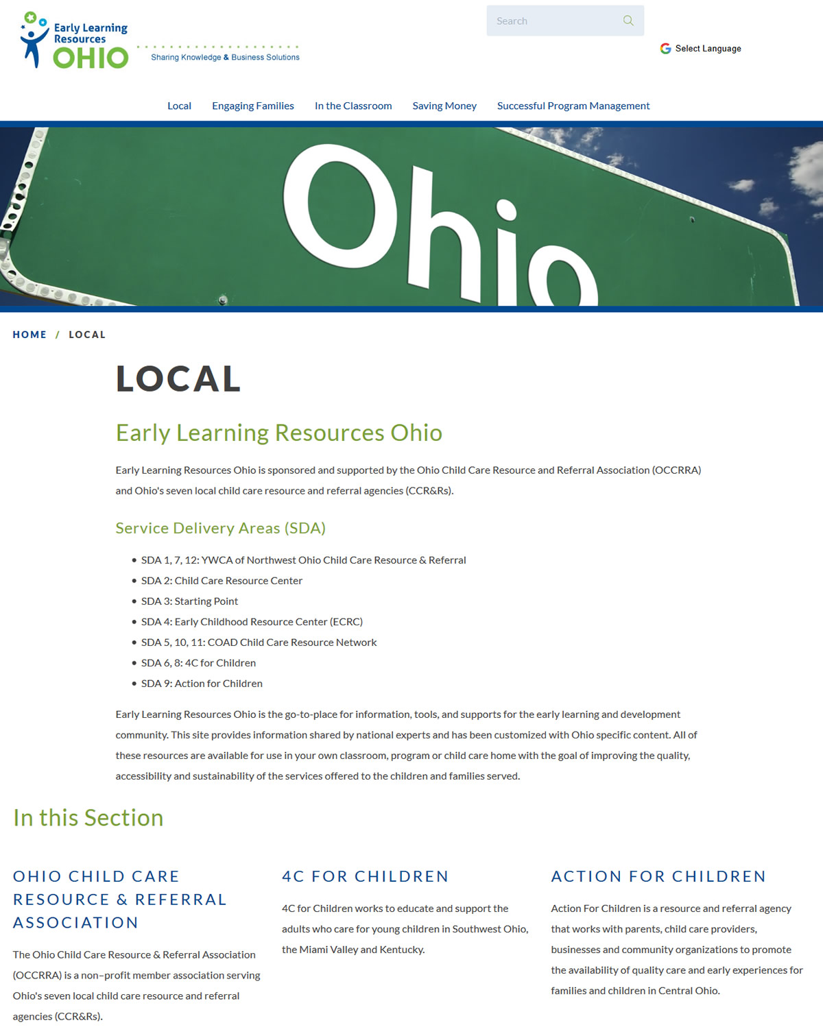 Ohio Local Page